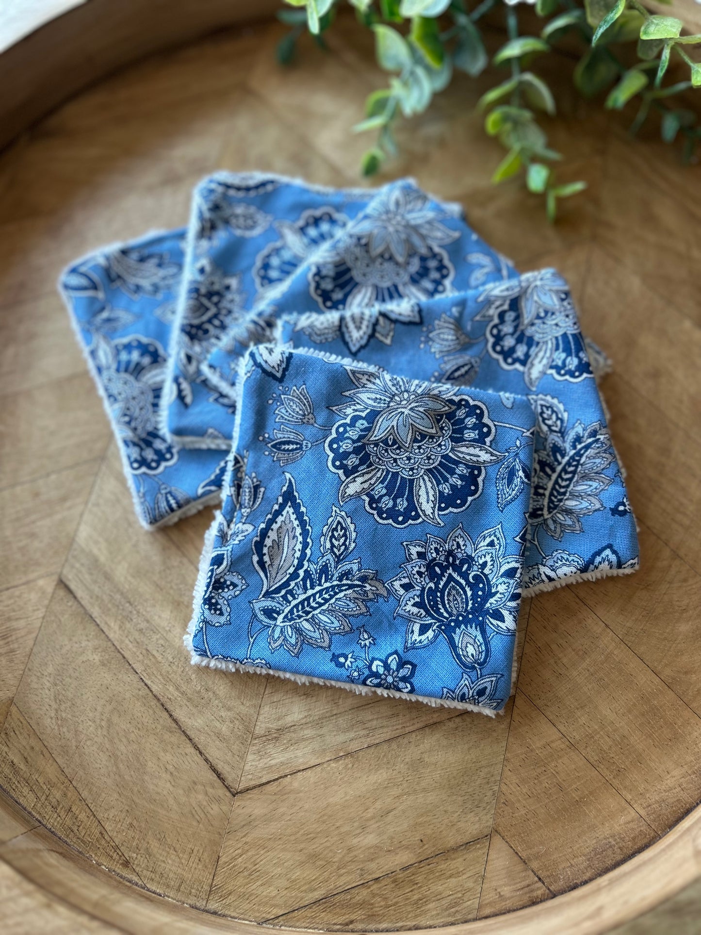 Lingettes démaquillantes lavables « Ambre »– Lot de 5