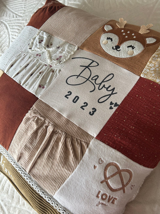 Grand coussin Déco Souvenir Personnalisé