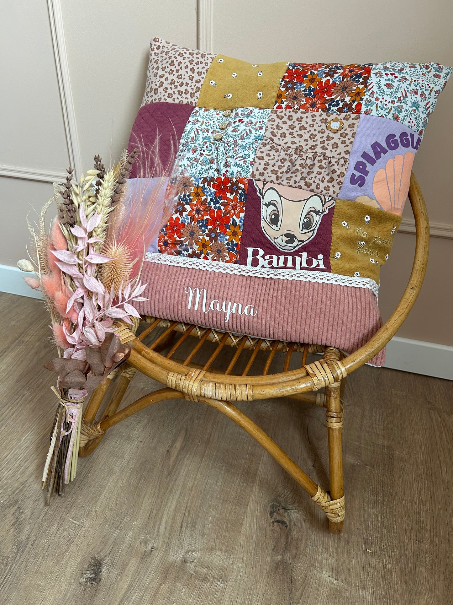 Petit coussin Déco Souvenir Personnalisé