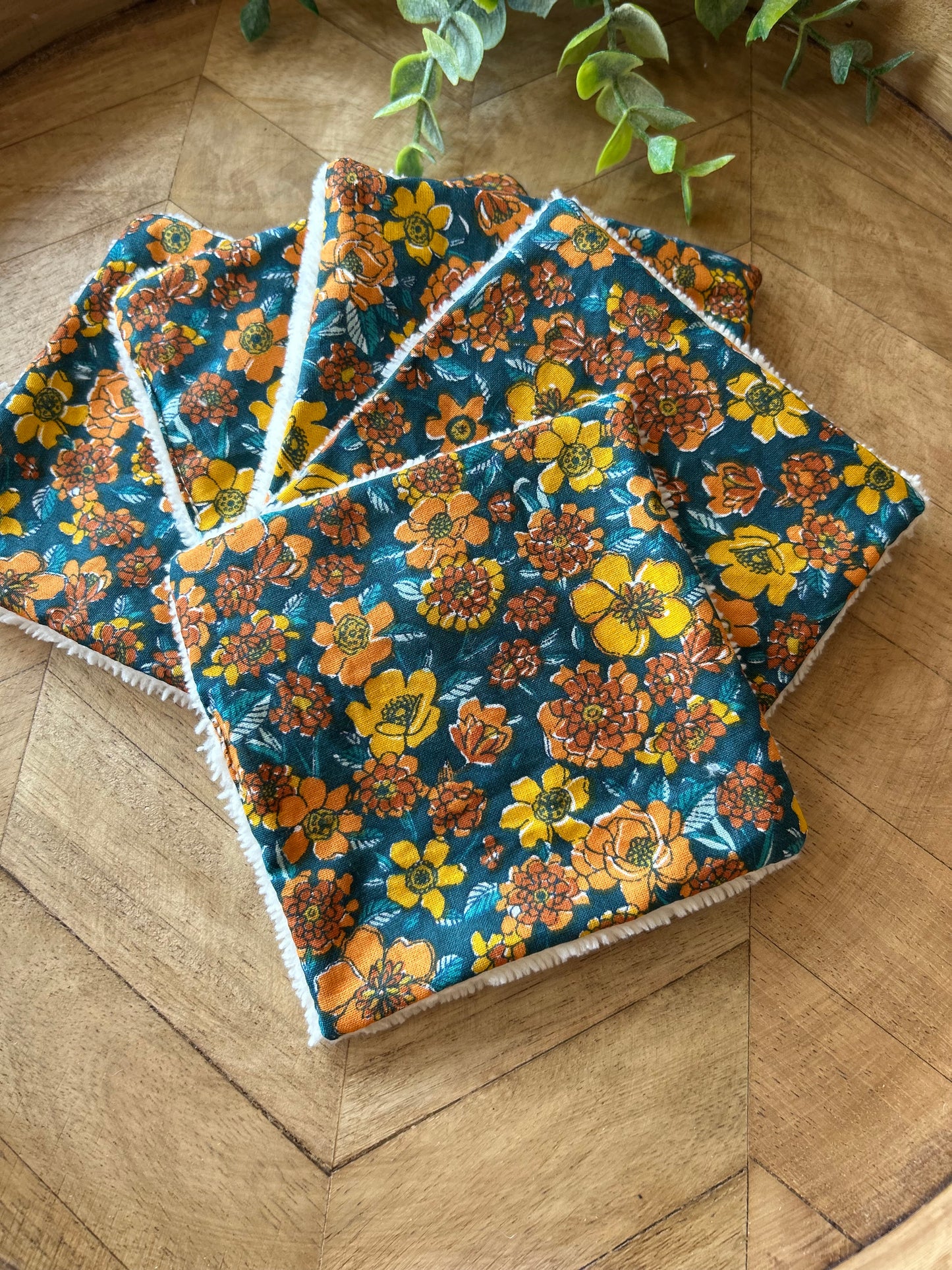 Lingettes démaquillantes lavables « Zoë »– Lot de 5