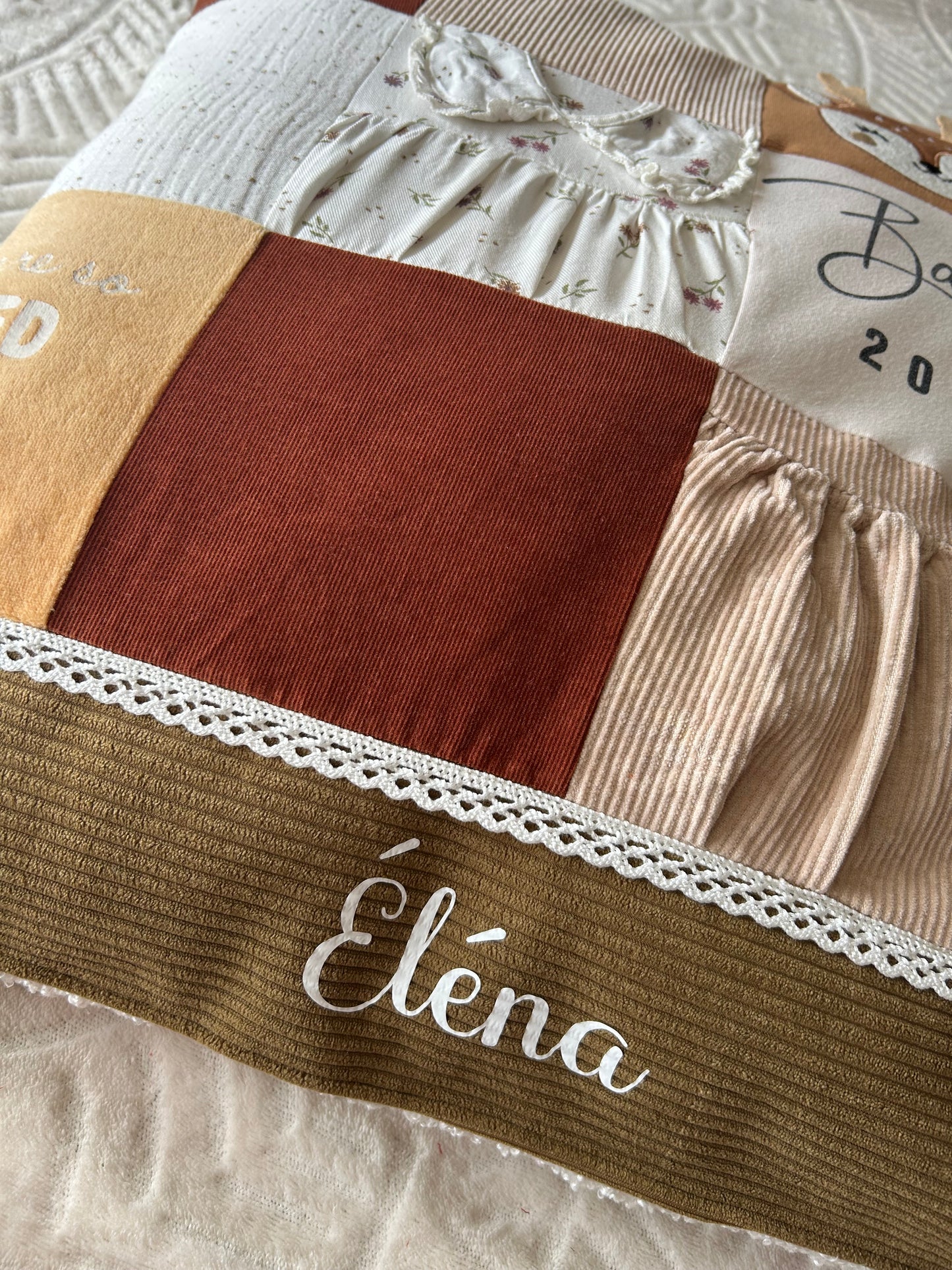 Grand coussin Déco Souvenir Personnalisé