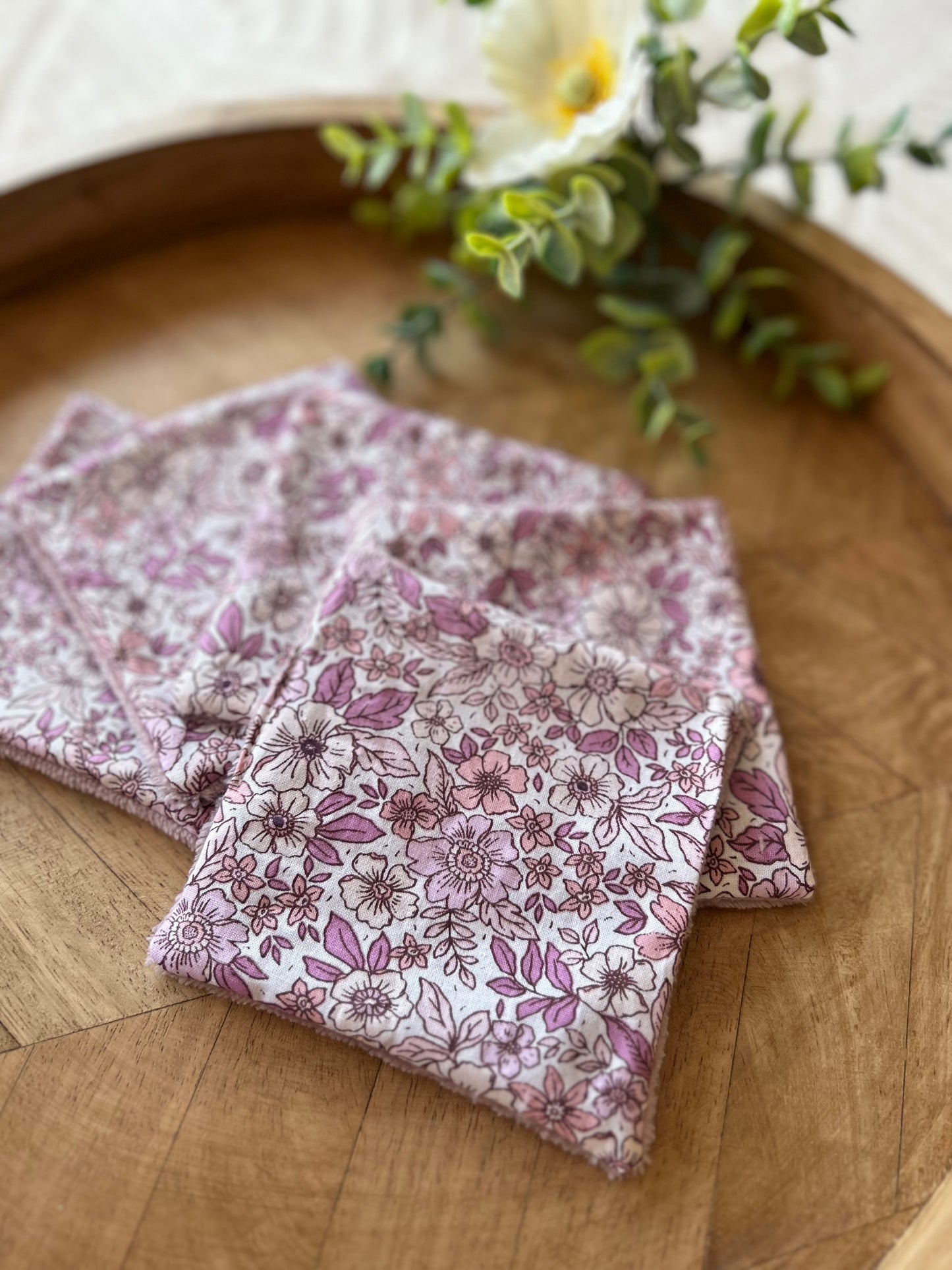 Lingettes démaquillantes lavables « Mélanie »– Lot de 5