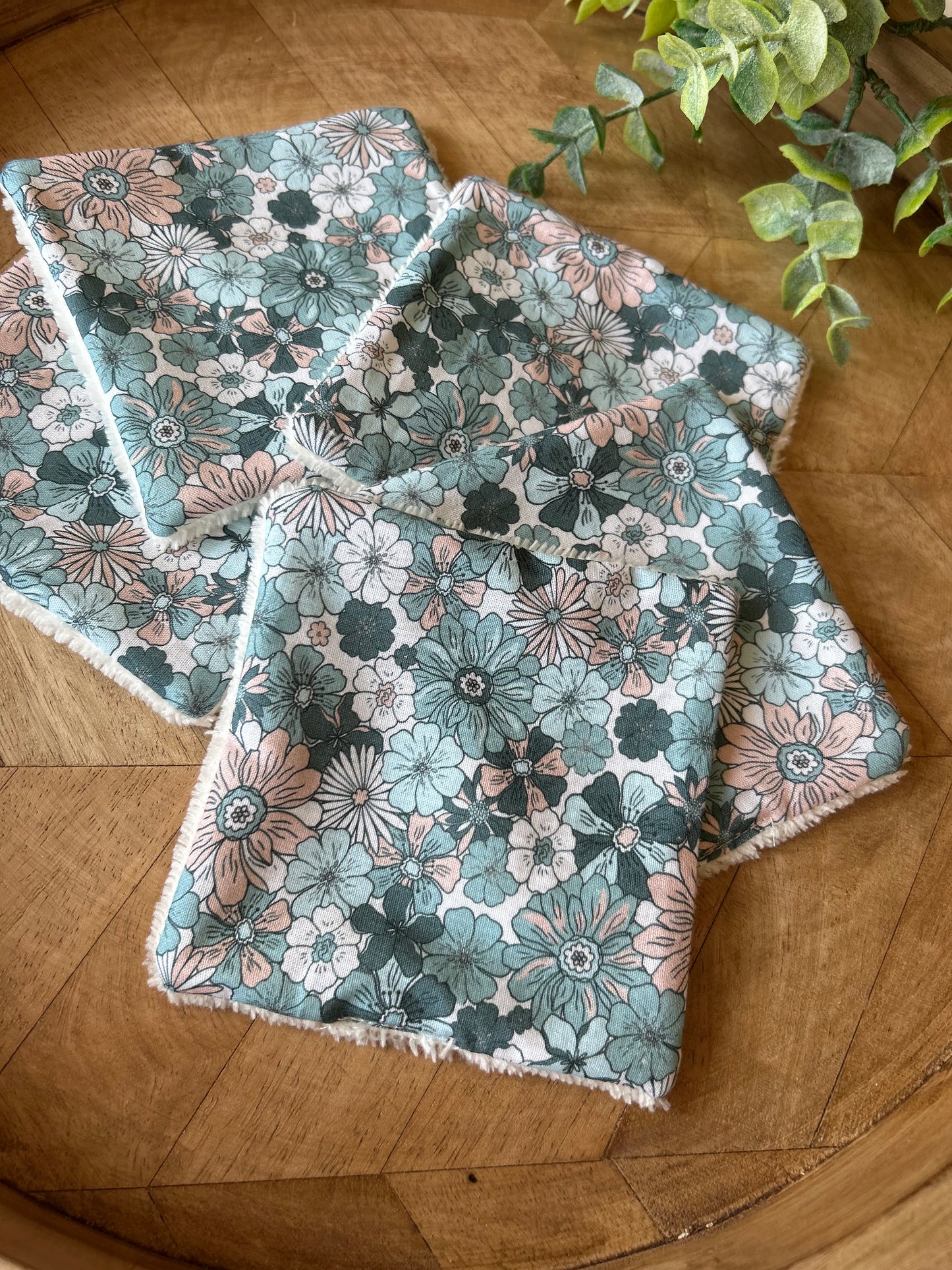 Lingettes démaquillantes lavables « Bérengère »– Lot de 5