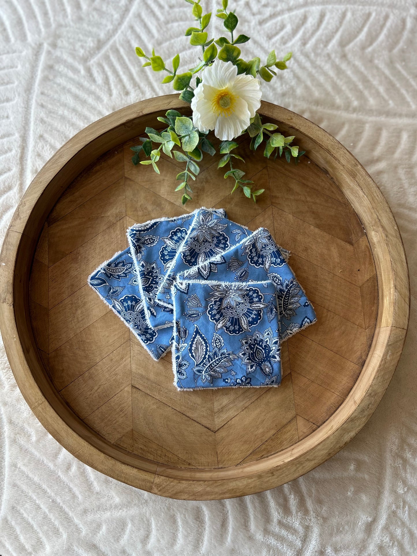 Lingettes démaquillantes lavables « Ambre »– Lot de 5
