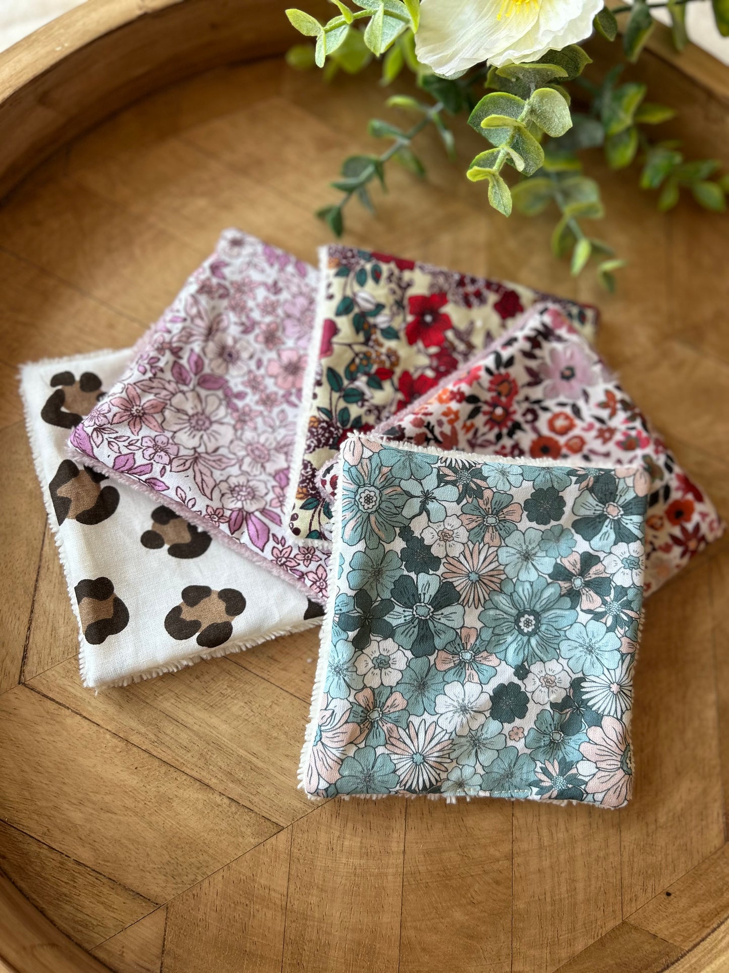 Lingettes démaquillantes lavables « mixte 1 »– Lot de 5