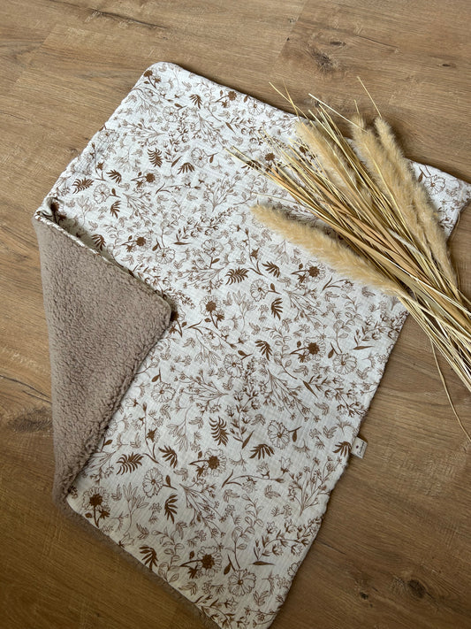 Douce couverture de naissance louna- 70x60 cm