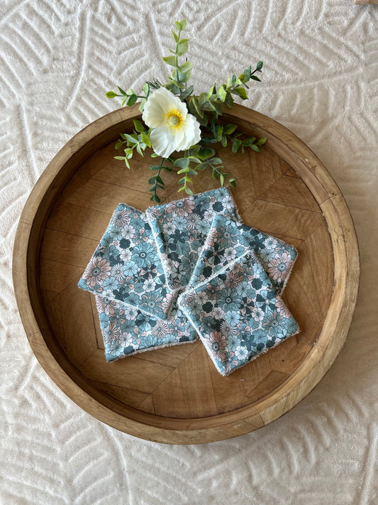 Lingettes démaquillantes lavables « Bérengère »– Lot de 5