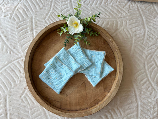 Lingettes démaquillantes lavables « Danielle »– Lot de 5