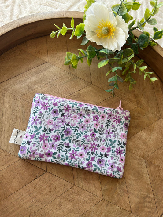 Porte monnaie « fleur violette »