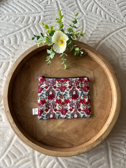 Pochette zip taille M « Claudette »