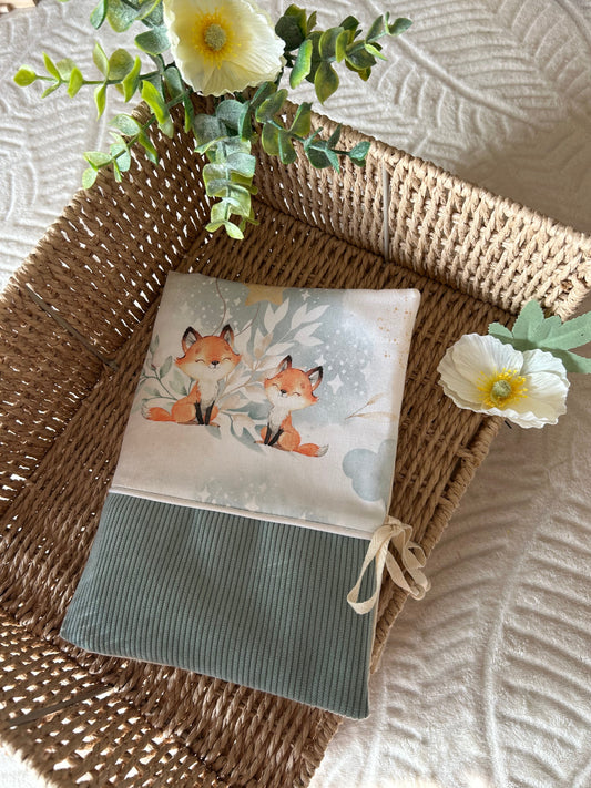 Protège carnet de santé « renard nuage »